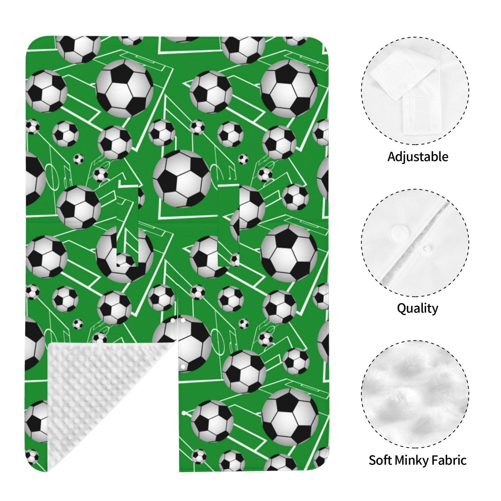Car Seat Cover Baby - Cute soccer balls green Breathable Infant Car Seat Cover for Baby Carseat, Lightweight Comfort Baby Essentials Must Haves Newborn Stuff for Girl Boy