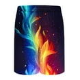 thumbnail image 6 of Runfenguu Plus Size Short Sets, Bloomer Shorts Men Casual Fashion Print Shorts With Pockets Elastic Waist Beach Pants Bike Shorts, 6 of 9