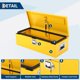 thumbnail image 5 of Yeshouse Caja de herramientas de acero resistente para camioneta, con placa de diamante, recubrimiento en polvo, asa lateral y cerradura, organizador duradero ideal para camioneta, RV y remolque, 5 of 9