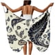 thumbnail image 1 of TaTaai Women's Solid Color Butterfly Beach Cover Up Wrap Skirt with Tie Waist Sheer Chiffon Long Dress Lightweight Sarong for Swimwear Vacation Pool Party All Season Wear Gift, 1 of 9