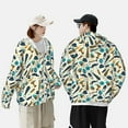 thumbnail image 4 of Fotbe Fathers day Chaqueta con Protección Solar UPF 50+ para Hombre y Mujer, Camisa con Capucha y Bolsillos-X-Large, 4 of 7
