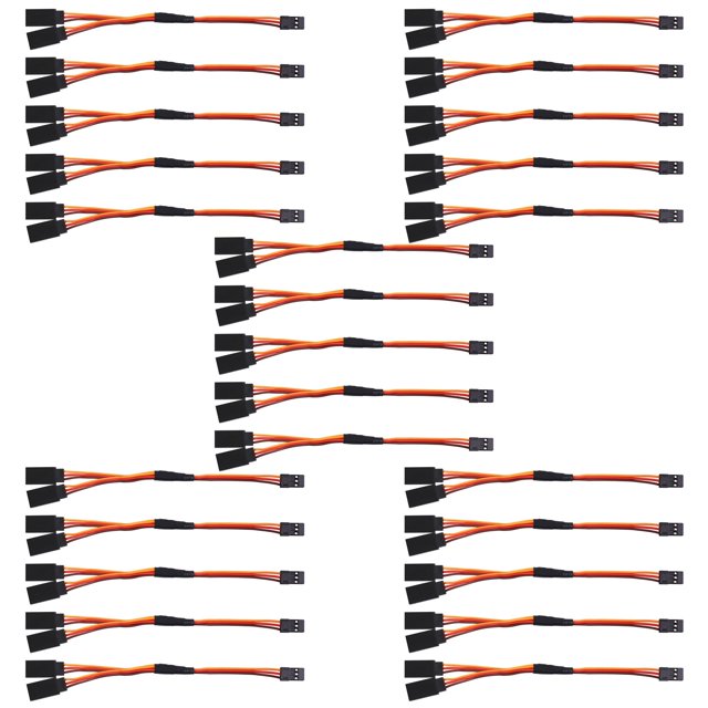 25 Piezas 150mm Tipo Y Cable de Extensión de Línea Extendida Cable Alambre para Futaba Jr Y Aprovechar Servo Extensión de Plomo