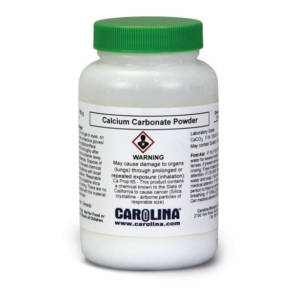 Calcium Carbonate, Powder, Laboratory Grade, 100 G