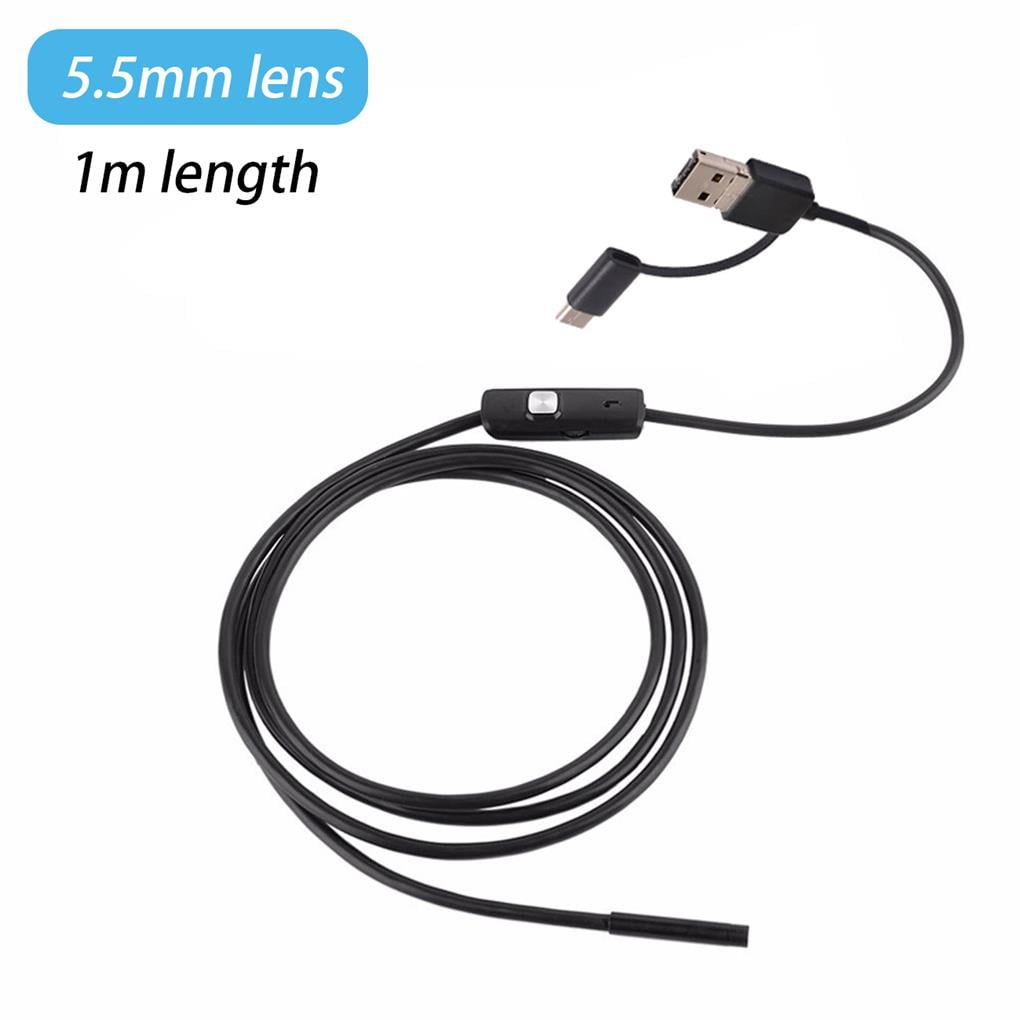 5.5mm Endoscoop Camera USB Endoscope HD Inspection Camera 6 Adjustable LED IP67 Waterproof