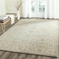 thumbnail image 2 of SAFAVIEH Antiquity Lorraine Floral Bordered Wool Area Rug, Grey Blue/Beige, 6' x 9', 2 of 11