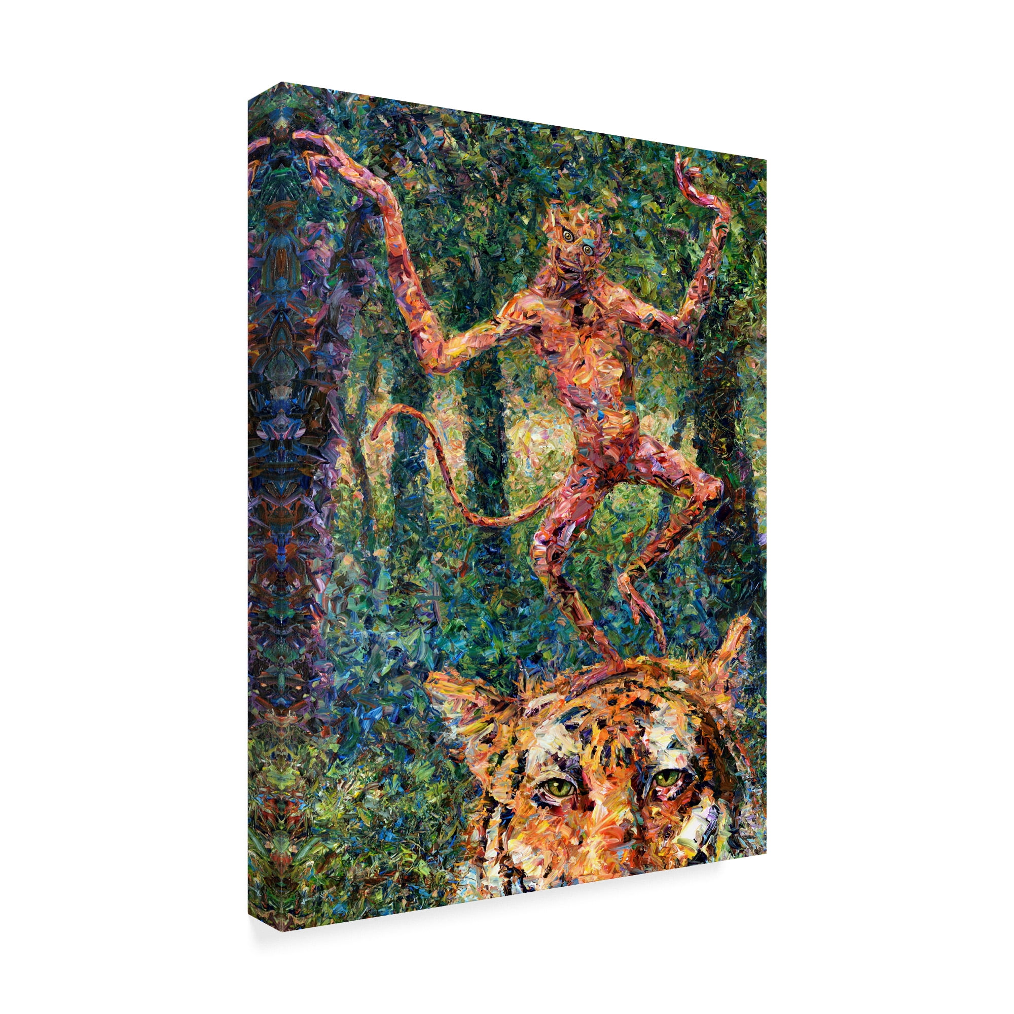 Trademark Fine Art 'Crazy Monkey' Canvas Art by James W. Johnson