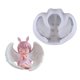 thumbnail image 1 of Molde de silicona de Ángel, molde hecho a mano DIY, molde decorativo para pasteles con vela de princesa, molde de escayola para aromaterapia, 1 of 13