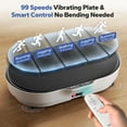 thumbnail image 4 of PULSE360 XL Vibrate Plate for Lymphatic Drainage, Weight Loss, Full Body Vibrate Machine for Home, Slim Keep Vibration Plate for Exercise Women Men, 4 of 11