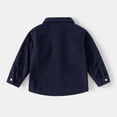 thumbnail image 6 of OJSFQUFP Boys' Long Sleeved Shirt Jacket Spring and Fall Clothing Baby Corduroy Lapel Top, 6 of 8