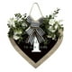 thumbnail image 1 of Guirnalda de 26 letras en forma de corazón con el apellido A Z para colgar en la puerta de entrada Guirnalda de primavera para colgar en la puerta de entrada, 1 of 3