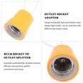 thumbnail image 3 of 4pcs Lamp Socket E27 Ceramic Waterproof Lamp Holder Safe Screw Light Bulb Socket, 3 of 9
