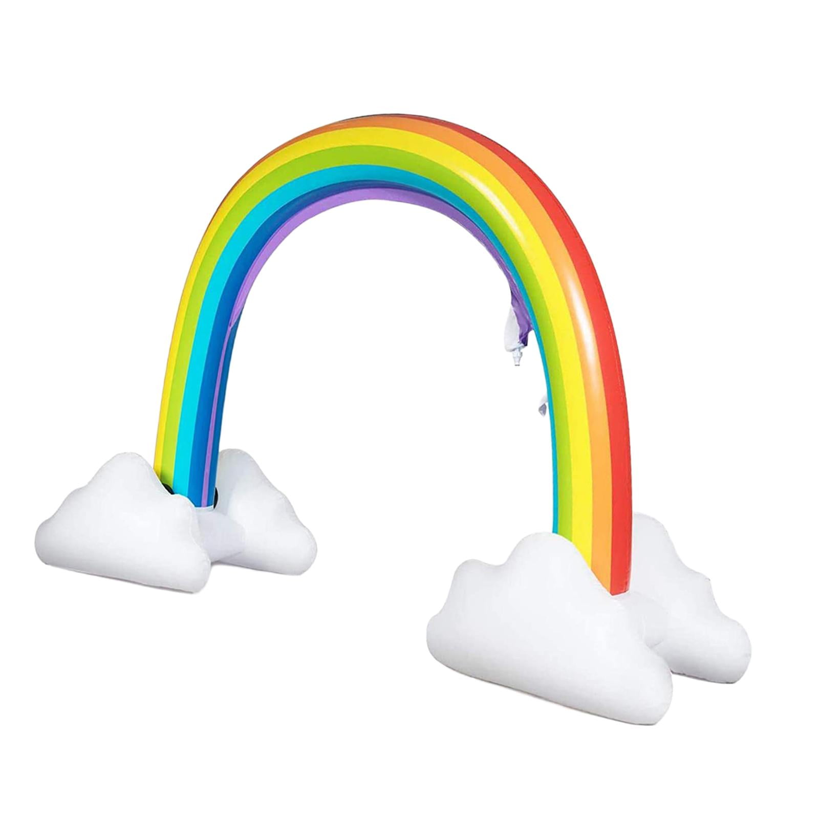 Colaxi rainbow arch inflatable water sprinkler - \' swimming and