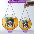 thumbnail image 5 of Best Bernese Mountain Dog Dad Proud Beer Lover Happy Oktoberfest Stained Glass Suncatcher Berner Lover Gifts Window Hanging Sign Decor - 02016, 5 of 5