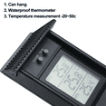 thumbnail image 3 of Termómetro digital para invernadero, para uso en interiores y exteriores, de fácil montaje en pared, 3 of 5