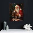thumbnail image 4 of ONETECH Santa Believes Canvas Wall Art Print, Christmas Artwork 16\x20\, 4 of 4