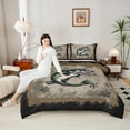 thumbnail image 4 of Feelyou Bass Fish Bedding Comforter Set, Hunting and Fishing Twin Comforter Sets, 2pcs, 4 of 8