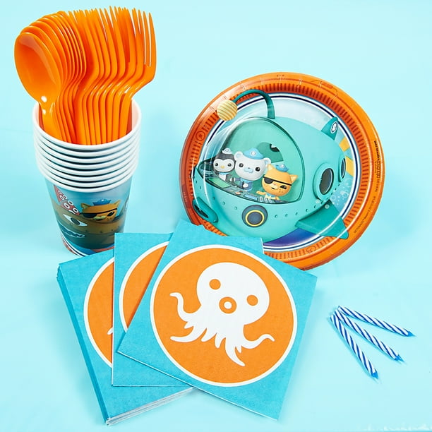 V.I.P. Octonauts Assorted Colors Plastic Party Supply Set, (65 Pieces) 11.91"