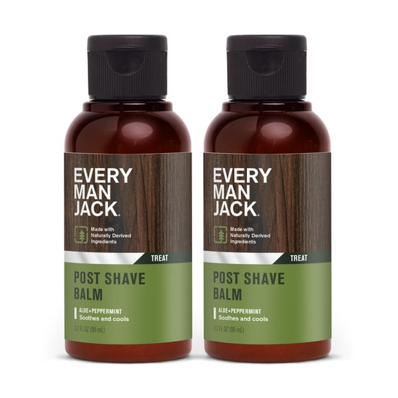 Bálsamo para después del afeitado Every Man Jack Calms Irritación, 95 ml, paquete de 2