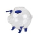 thumbnail image 3 of Alcancía Moneda Caja Contenedor Decoración Colección Decorativa Precioso Animal Cerdo Azul y 7cm, 3 of 6