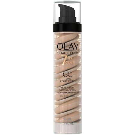 Ola ® Total Effect ® 7-in-One CC Cream with Broad Spectrum SPF 15 Sunscreen Light to Medium 1.7 fl. oz. Pump