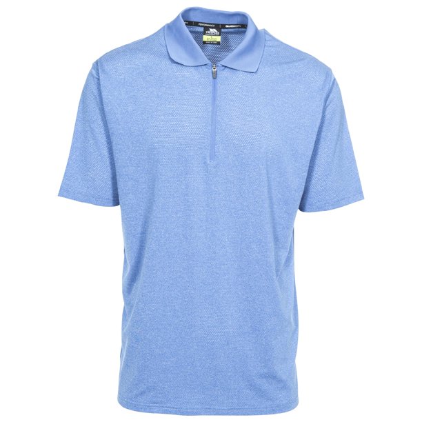 Trespass - Polo Maraba Active para hombre caballero (Azul Jaspeado)