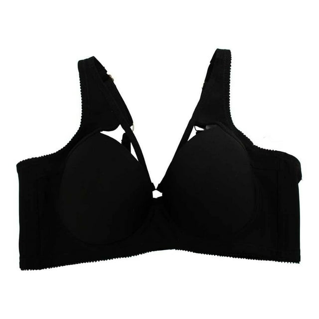 Brassiere Bras Jade para Dama Premoldeado Soporte Lateral y Bies en Escote Negro Talla 40C