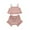 Pink, variant on Timegard Toddler Baby Clothes Unisex 2 Piece Sleeveless Ruffle Tops Shorts Sets Infant Comfy Sets Summer
