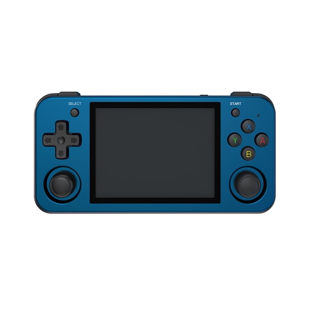 Consola de juegos portátil retro Reproductor de juegos con pantalla IPS de 3,5 pulgadas (16G + 128G azul) WDOplteas Para estrenar