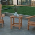 thumbnail image 3 of Emma + Oliver Indoor/Outdoor Polyresin Adirondack Side Table for Porch, Patio, or Sunroom in Natural Cedar, 3 of 11