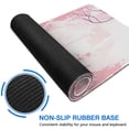 thumbnail image 6 of Game in Style with Watercolor Cherry Blossom Mouse Pad: Large Gaming Mat (31.5x11.8 In), Non-Slip Base, Stitched Edge Design - Versatile for Home Office and Desk Environment!, 6 of 7