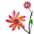 thumbnail image 4 of Wind & Weather Spinning Flowers Colorful Garden Stake Wind Spinner, 4 of 8