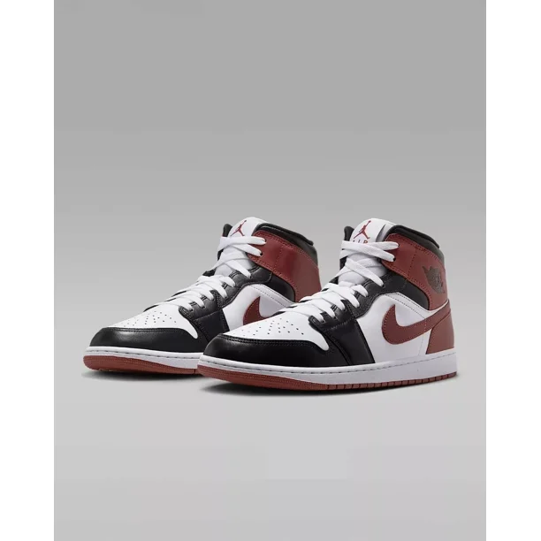 A i r-Jor-dan 1 Mid SE Men's Multi Size White/Dark Pony-Black HF3216 102 Fast Ship