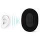 thumbnail image 5 of Espuma para auriculares, almohadillas para los oídos, almohadillas para los oídos de espuma, reemplazo de almohadillas para los oídos, alta capacidad, 5 of 9