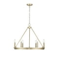 thumbnail image 5 of Millennium Lighting 9506 Carruth 6 Light 25" Wide Taper Candle Style Chandelier - Gold, 5 of 7