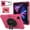 Rose, variant on ELEHOLD Rugged Case for iPad Pro 11 2022/2021/2020/2018/Air4 /Air5, Dual-Layer Heavy Duty Shockproof Case with 360° Rotatable Foldable Kickstand Handstrap Crossbody Shoulder Strap Pencil Holder,Rose