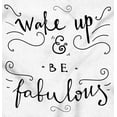 thumbnail image 2 of Wake up be Fabulous Pretty Inspiring Tank Top Tee Shirt Women Brisco Brands L, 2 of 6