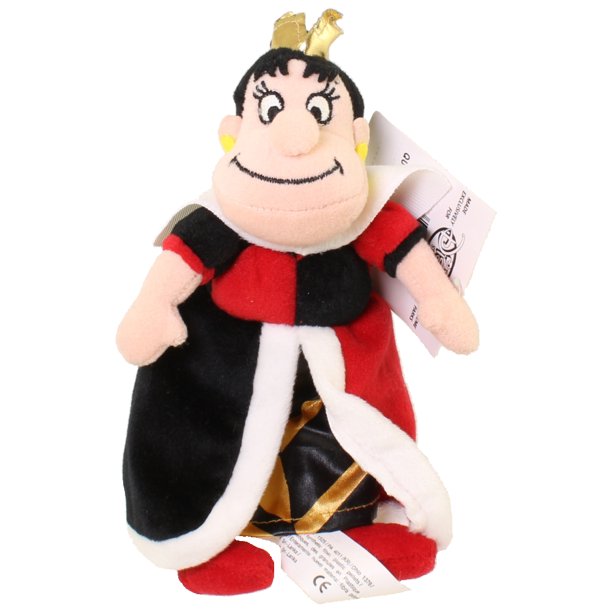 Disney Bean Bag Plush QUEEN OF HEARTS (Alice in Wonderland) (8.5 inch