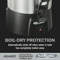 thumbnail image 5 of Proctor Silex Commercial 40 Cup Coffee Urn and Hot Beverage Dispenser for Small to Large Groups, Stainless Steel, 5 of 8
