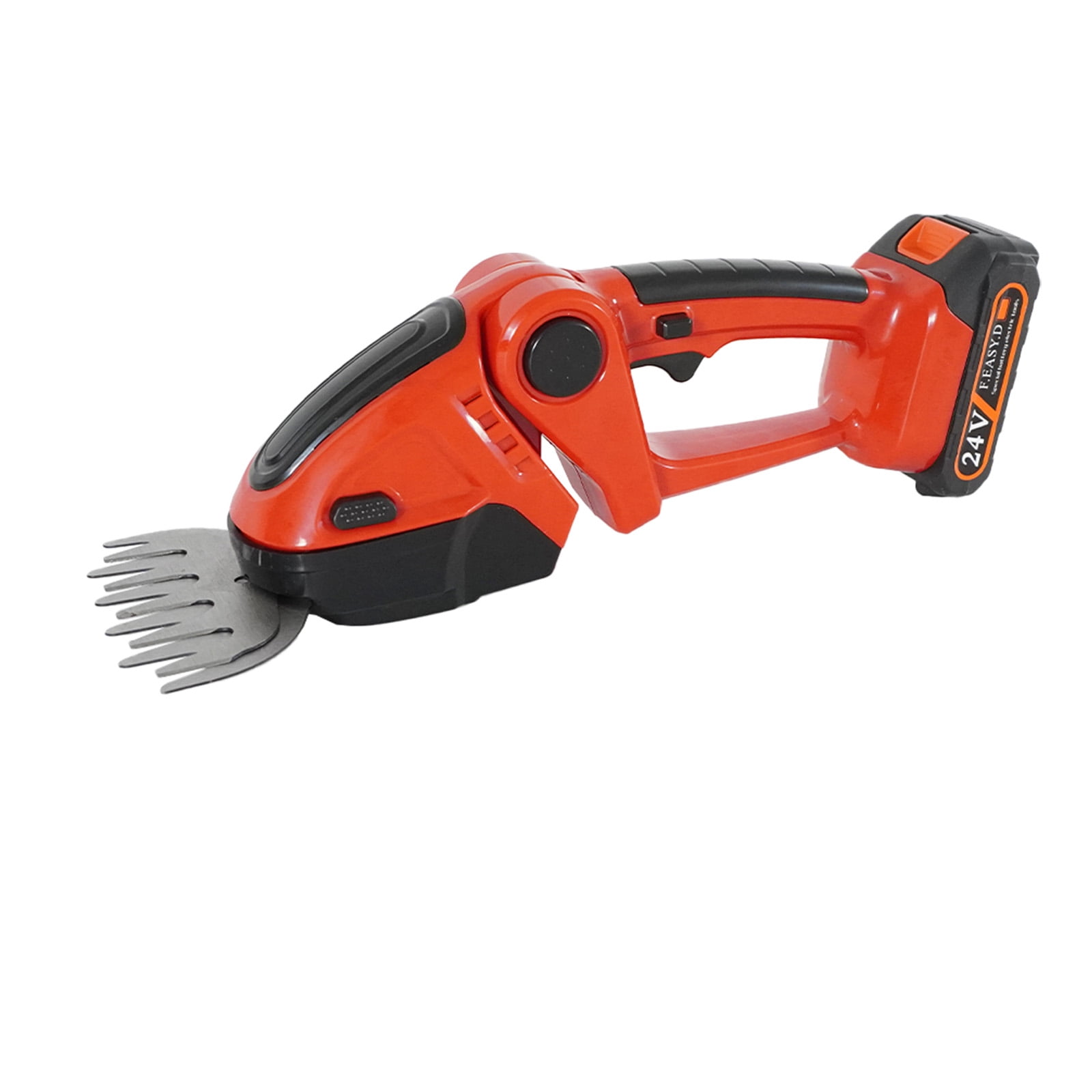 SUSUZI Cordless 2-in-1 Hedge Trimmer & Grass Shears – 24V 1500mAh Dual Batteries, SK5 Alloy Steel Blades, 3-Angle Adjustable Head for Garden Lawn Shrub Maintenance