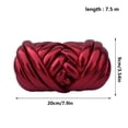 thumbnail image 3 of Kit de bolsa de hilo islandesa metálica y brillante Hilo grueso y suave para bolsas de ganchillo hechas a mano Material de punto para hacer y decorar bolsos personalizados, 3 of 9