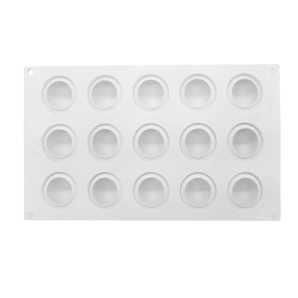 Bewildely Molde de pastel de Mousse de bola redonda de 15 cavidades, utensilios de cocina para hornear, bandeja para crema, sartén Herramientas y accesorios para hornear Bewildely HA002414-00