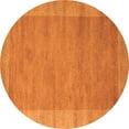 thumbnail image 1 of Ahgly Company Indoor Round Abstract Orange Contemporary Area Rugs, 6' Round, 1 of 1