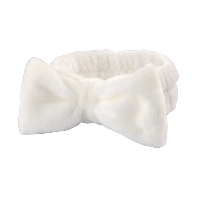 Bonita banda de peluche para lavarse la cara, banda para el cabello, mascarilla de maquillaje, funda a prueba de humedad, artefacto, toalla, anillo para el cabello, cuerda para la cabeza para mujer
