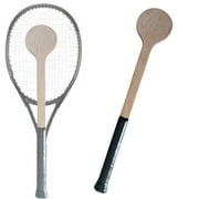 Wooden Tennis Spoon Sweet Trainer Tennis Racket Practice ting Accurately Tennis Pointer Improve Responsiveness for Outdoor Indoor-Good Control