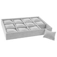 thumbnail image 5 of Decorative Watch Tray Watch Display Tray Jewelry Organizer Home Use Grey 35.50X24.50X5.00CM Storage 1 Set, 5 of 5