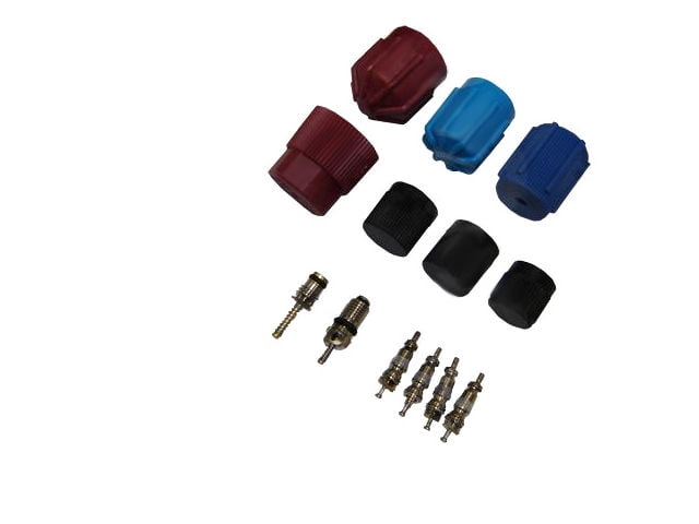 A/C Valve Core & Cap Kit - Perfect For 1996-2002 BMW Z3 - Direct Fit & Road Tested