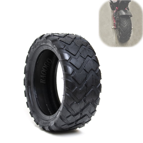 80/60-6 Tubeless Tire Anti-Slip Thick Rubber For Electric Scooter