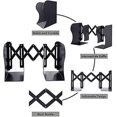 thumbnail image 4 of Sujetalibros decorativo ajustable de metal negro, 4 of 5