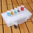 thumbnail image 2 of Wdftyju Caja de almacenamiento de pintura de diamantes para botellas con 64 ranuras, soporte de diamantes de imitación para decoración de uñas de plástico Wdftyju 2vk9wb0nr2qy5bb8, 2 of 9