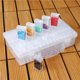 thumbnail image 2 of Caja de almacenamiento de pintura de diamantes para botellas de plástico con 64 ranuras, soporte para diamantes de imitación para decoración de uñas Tmvgtek decoración de arte en el hogar, 2 of 9